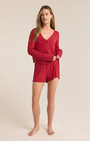 Z Supply Dawn Smocked Rib Short