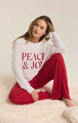 Z Supply Peace And Joy Cloud Knit Top