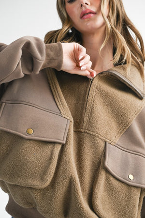 AEMI+CO Women's Top Carter Pullover