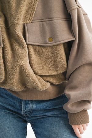 AEMI+CO Women's Top Carter Pullover