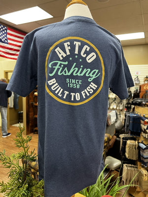 AFTCO MFG Kid's Tees Aftco Youth Built to Fish Tee || David's Clothing