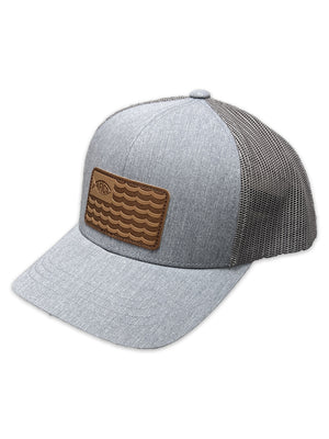 AFTCO MFG Men's Hats HEATHER GREY Aftco Canton Low Profile Trucker Hat || David's Clothing MC1083GRAH