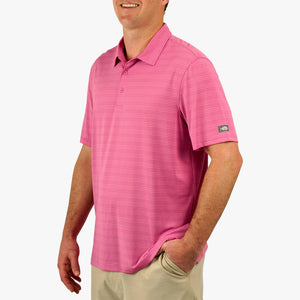 AFTCO MFG Men's Polo Aftco Link SS Performance Polo Shirt || David's Clothing