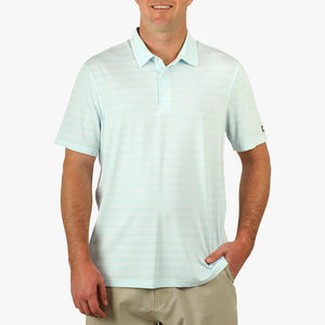 AFTCO MFG Men's Polo Aftco Link SS Performance Polo Shirt || David's Clothing