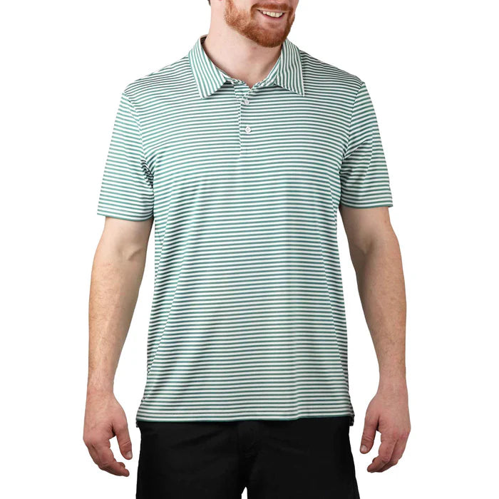 AFTCO MFG Men's Polo Aftco Link SS Performance Polo Shirt || David's Clothing