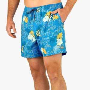 AFTCO MFG Men's Shorts Aftco Strike Printed Swim Shorts For Men