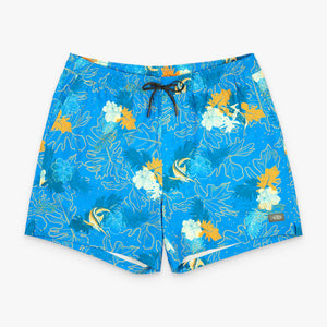 AFTCO MFG Men's Shorts blue water / S Aftco Strike Printed Swim Shorts For Men M230BLWA