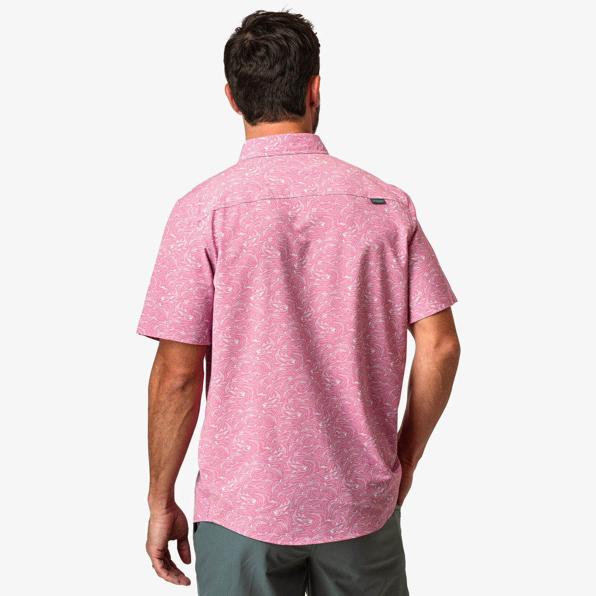 AFTCO MFG Men's Sport Shirt Aftco Boatbar SS Button Down Shirt