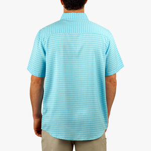 AFTCO MFG Men's Sport Shirt Aftco Dorsal SS Button Down Shirt || David's Clothing