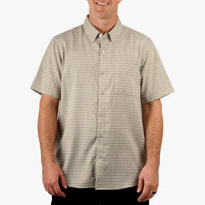 AFTCO MFG Men's Sport Shirt Aftco Dorsal SS Button Down Shirt || David's Clothing