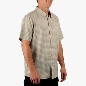 AFTCO MFG Men's Sport Shirt Aftco Dorsal SS Button Down Shirt || David's Clothing