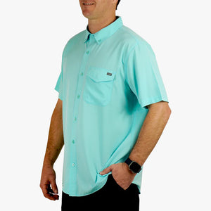 AFTCO MFG Men's Sport Shirt Aftco Palomar SS Vented Fishing Shirt || David's Clothing