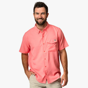 AFTCO MFG Men's Sport Shirt Aftco Palomar SS Vented Fishing Shirt