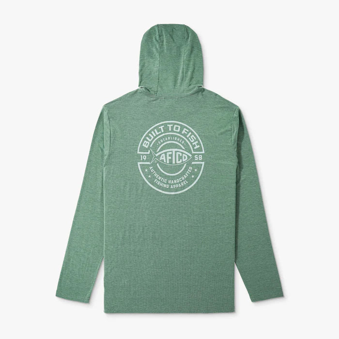 AFTCO MFG Men's Tees Aftco Ocean Bound LS Sun Protection Hoodie