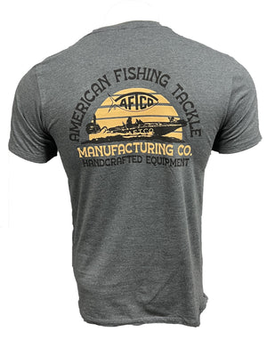 AFTCO MFG Men's Tees Aftco Short Sleeve Skipping Tee || David's Clothing