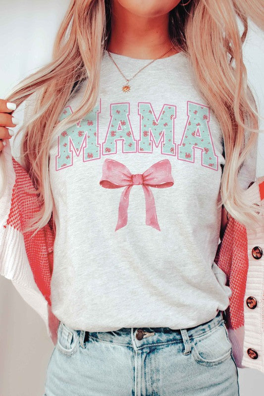 BLUME + CO Women's Tee Coquette Floral Mama Graphic Tee || David's Clothing