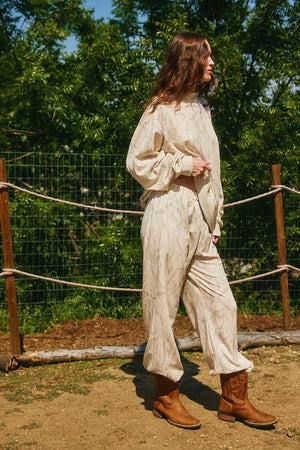 BUCKET LIST Women's Pants Camouflage Loose Fit Waist Banded Jogger Pants