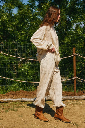 BUCKET LIST Women's Pants Camouflage Loose Fit Waist Banded Jogger Pants