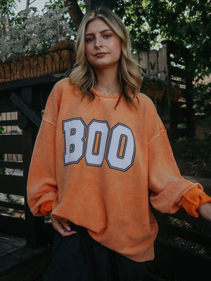 CHARLIE SOUTHERN Women's Sweater Charlie Southern Boo Cord || David's Clothing