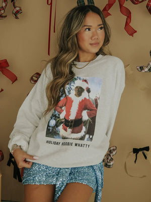 CHARLIE SOUTHERN Women's Sweater Charlie Southern Holiday Hoobie Whatty Sweatshirt || David's Clothing