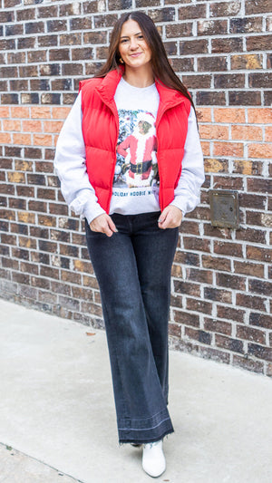 CHARLIE SOUTHERN Women's Sweater Charlie Southern Holiday Hoobie Whatty Sweatshirt || David's Clothing