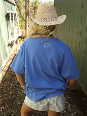 CHARLIE SOUTHERN Women's Tee Charlie Southern Classic Lake Tee - Blue || David's Clothing