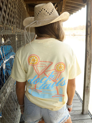 CHARLIE SOUTHERN Women's Tee Charlie Southern Docktails Tee || David's Clothing