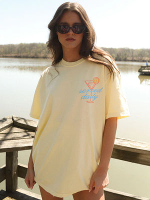 CHARLIE SOUTHERN Women's Tee Charlie Southern Docktails Tee || David's Clothing