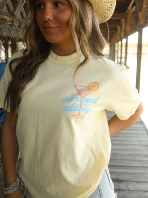 CHARLIE SOUTHERN Women's Tee Charlie Southern Docktails Tee || David's Clothing