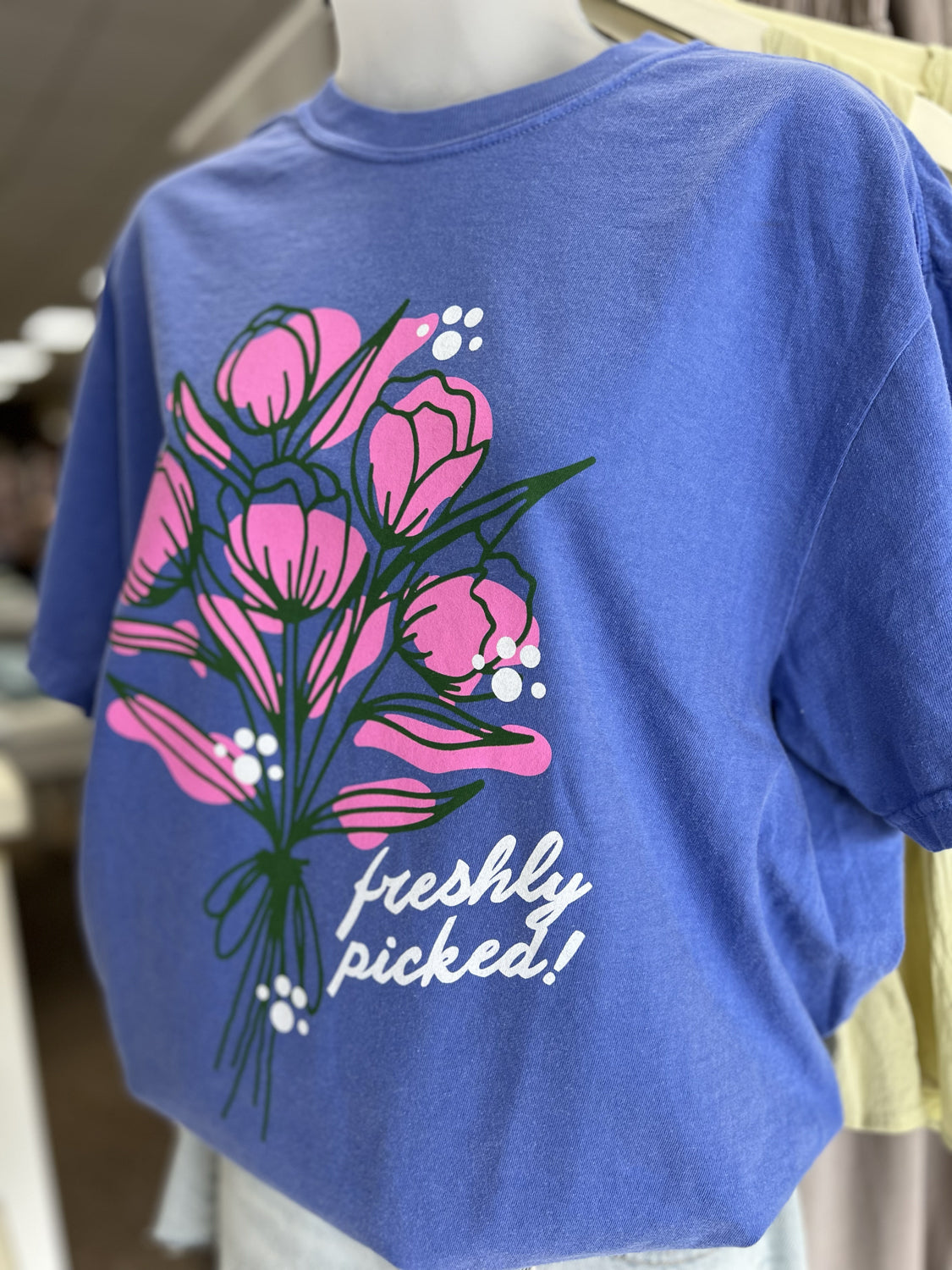 CHARLIE SOUTHERN Women's Tee Charlie Southern Freshly Picked Tee || David's Clothing
