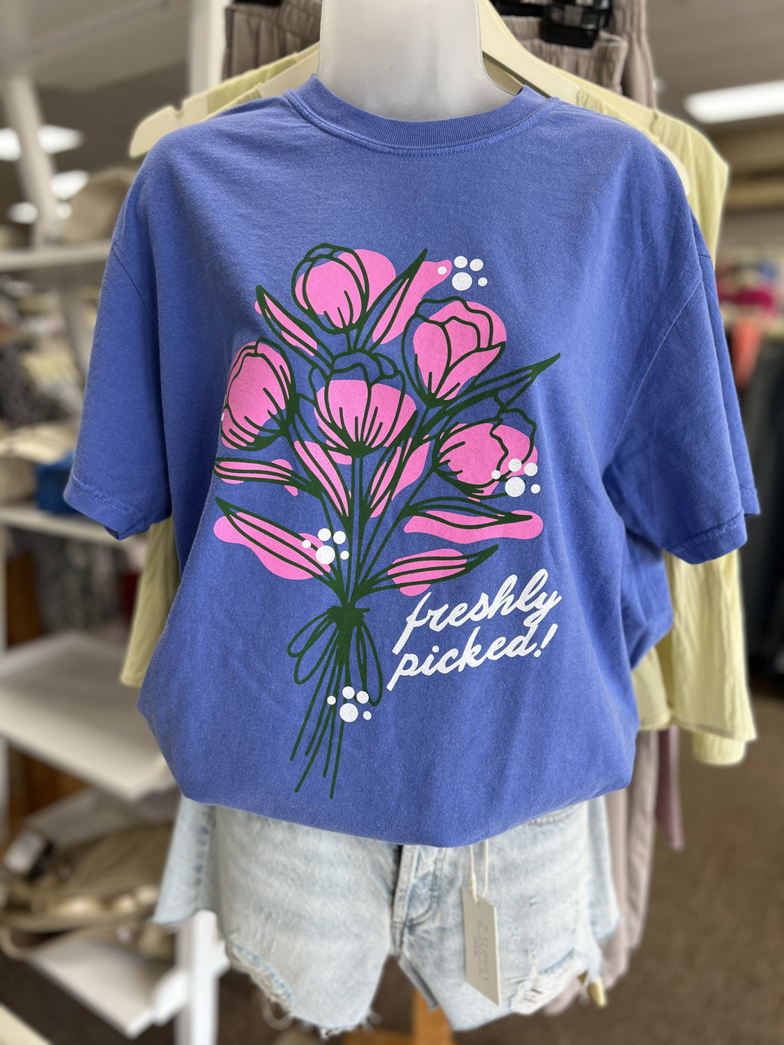 CHARLIE SOUTHERN Women's Tee Charlie Southern Freshly Picked Tee || David's Clothing