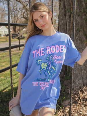 CHARLIE SOUTHERN Women's Tee Charlie Southern Rodeo Goes On Forever Tee || David's Clothing
