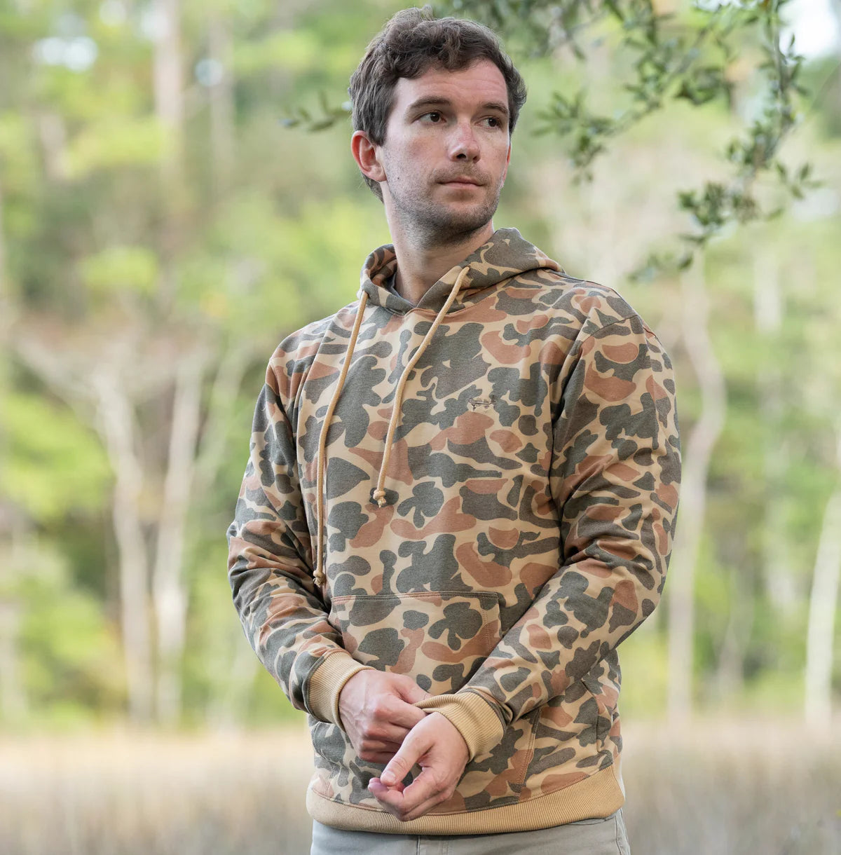 COASTAL COTTON Men's Hoodies DUCK CAMO / S Coastal Cotton French Terry Camo Hoodie CMHCHDC