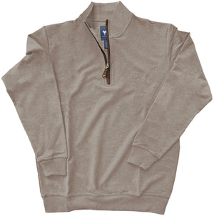 COASTAL COTTON Men's Pullovers HAZEL / M Coastal Cotton Quarter Zip || David's Clothing F24QZHZ