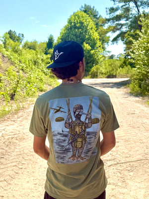 COMBAT WATERFOWL Men's Tees Combat Waterfowl Paratrooper Tee