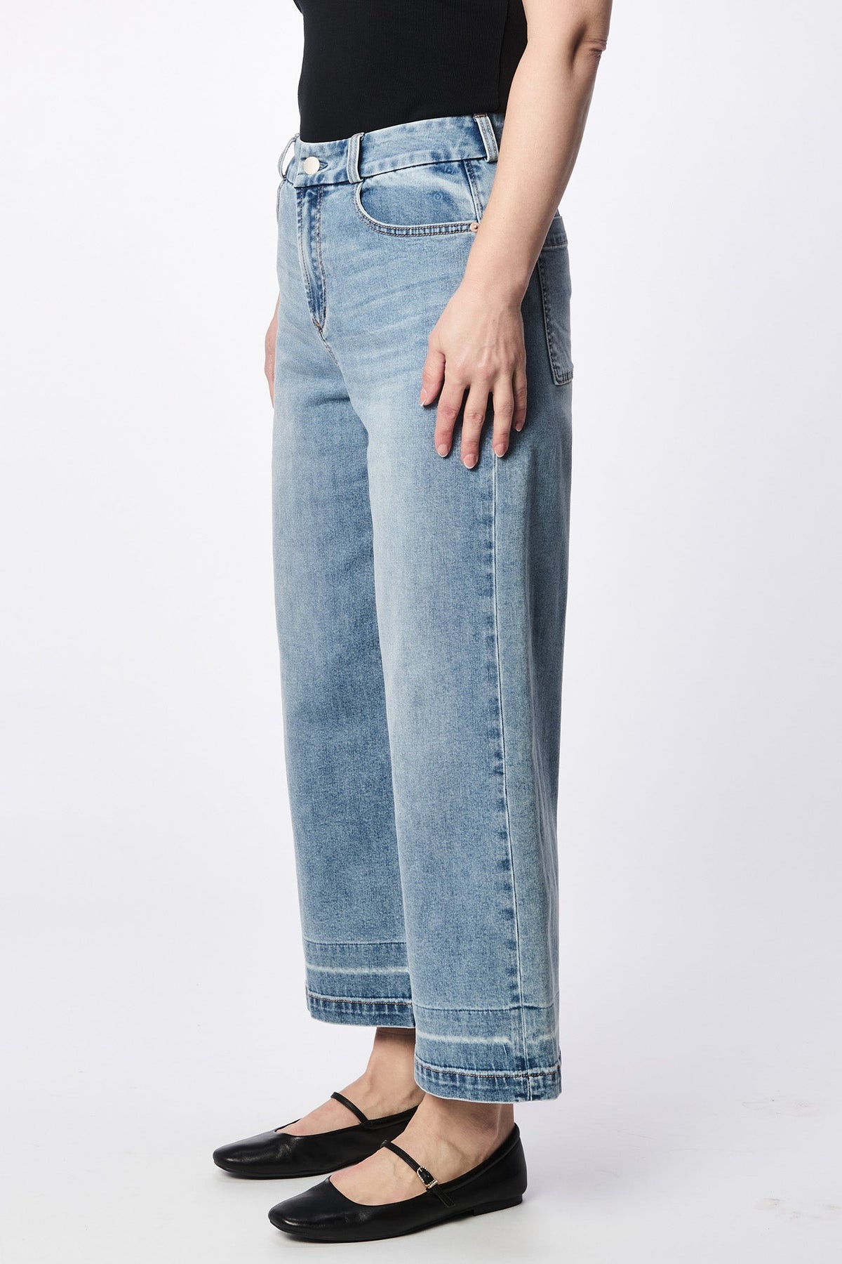 DEAR JOHN DENIM Women's Jeans Dear John Audrey High Rise Clean Hem - Hillcress || David's Clothing