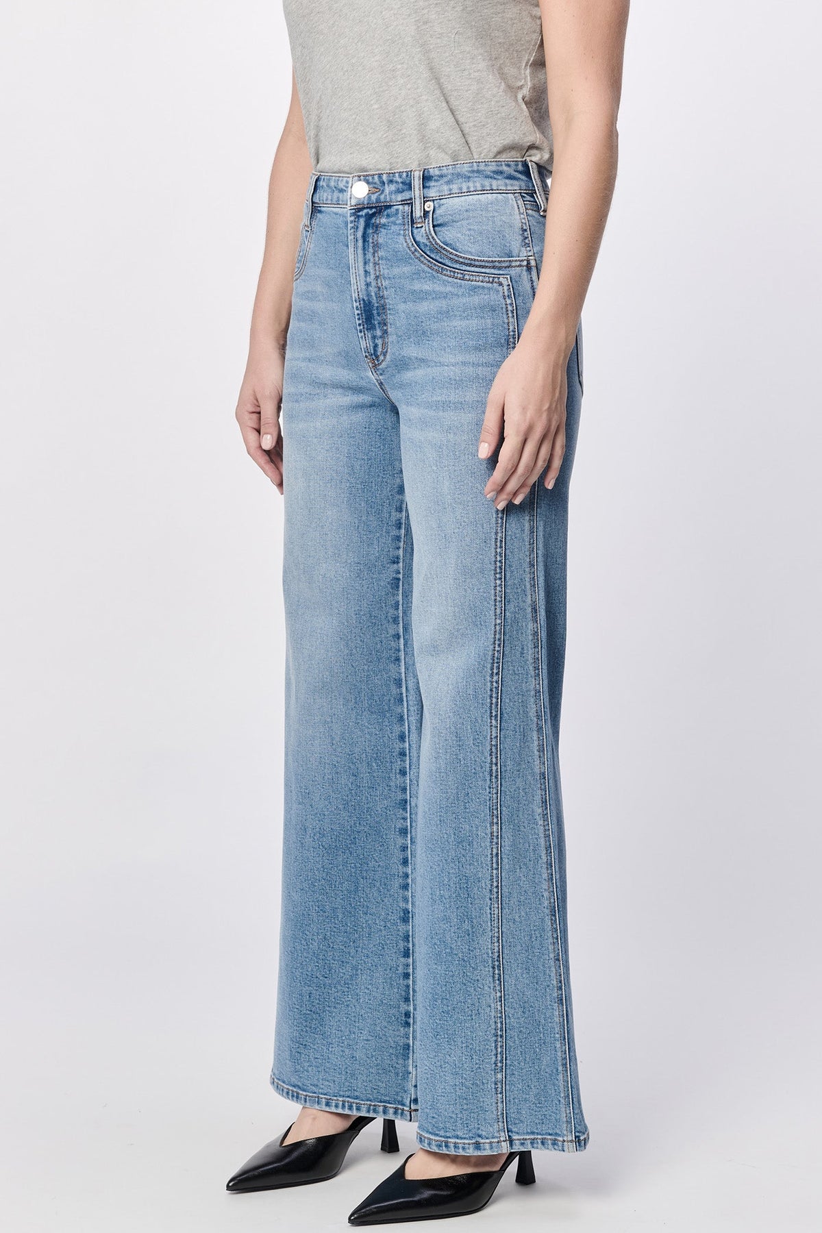 DEAR JOHN DENIM Women's Jeans Dear John Fiona High Rise Full Cut Off Hem || David's Clothing