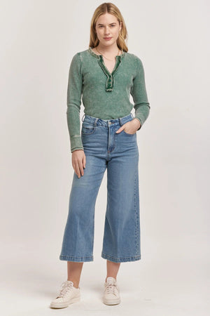 DEAR JOHN DENIM Women's Pants Dear John Audrey Super High Rise Cropped Jean Haleyville || David's Clothing