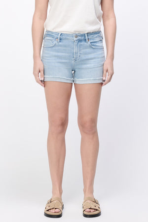 DEAR JOHN DENIM Women's Shorts Dear John Ava Cuff Mid Low Rise Rolled Hem || David's Clothing