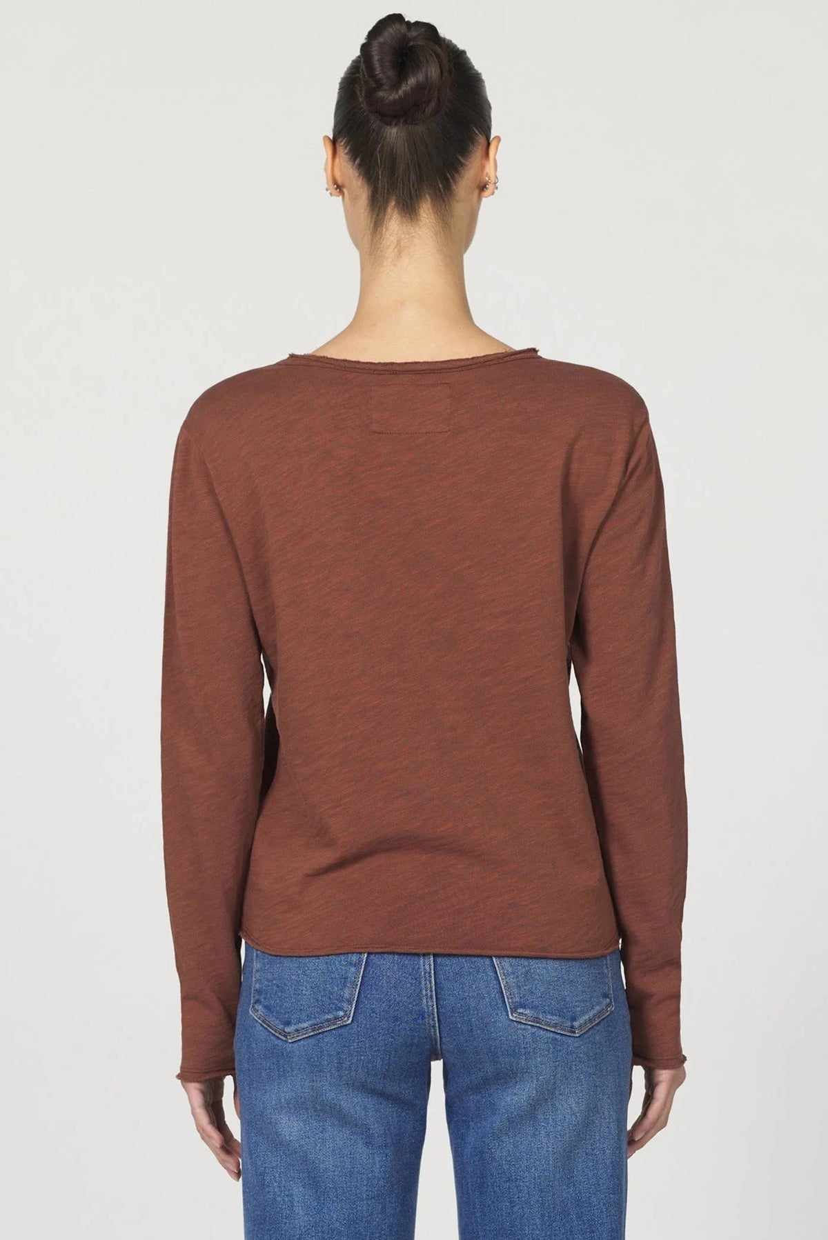 DEAR JOHN DENIM Women's Top 1 - Tiff Fix****Dear John Vanya Tee- cappuccino is a long sleeve vanya. (cap)
