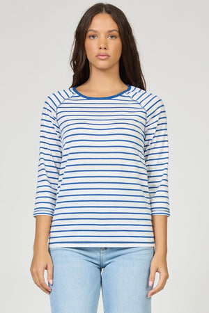DEAR JOHN DENIM Women's Top Dear John Sonoma Stripe Top
