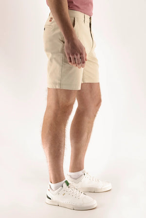 DEVIL DOG Mens Shorts Devil-Dog Chino Short 7" - Brown Rice || David's Clothing
