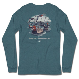 DIXIE DECOYS Men's Tees Final Sale Dixie Decoys Hunt Your Heritage Tee L/S || David's Clothing