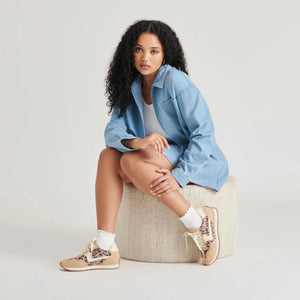DOLCE VITA Women's Shoes Dolce Vita B.ntcd Sneakers Lt Leopard Suede || David's Clothing