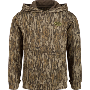 DRAKE CLOTHING CO. Boy's Outerwear BOTTOMLAND CAMO / YS Drake Youth MST Performance Hoodie || David's Clothing DW2290YTH006