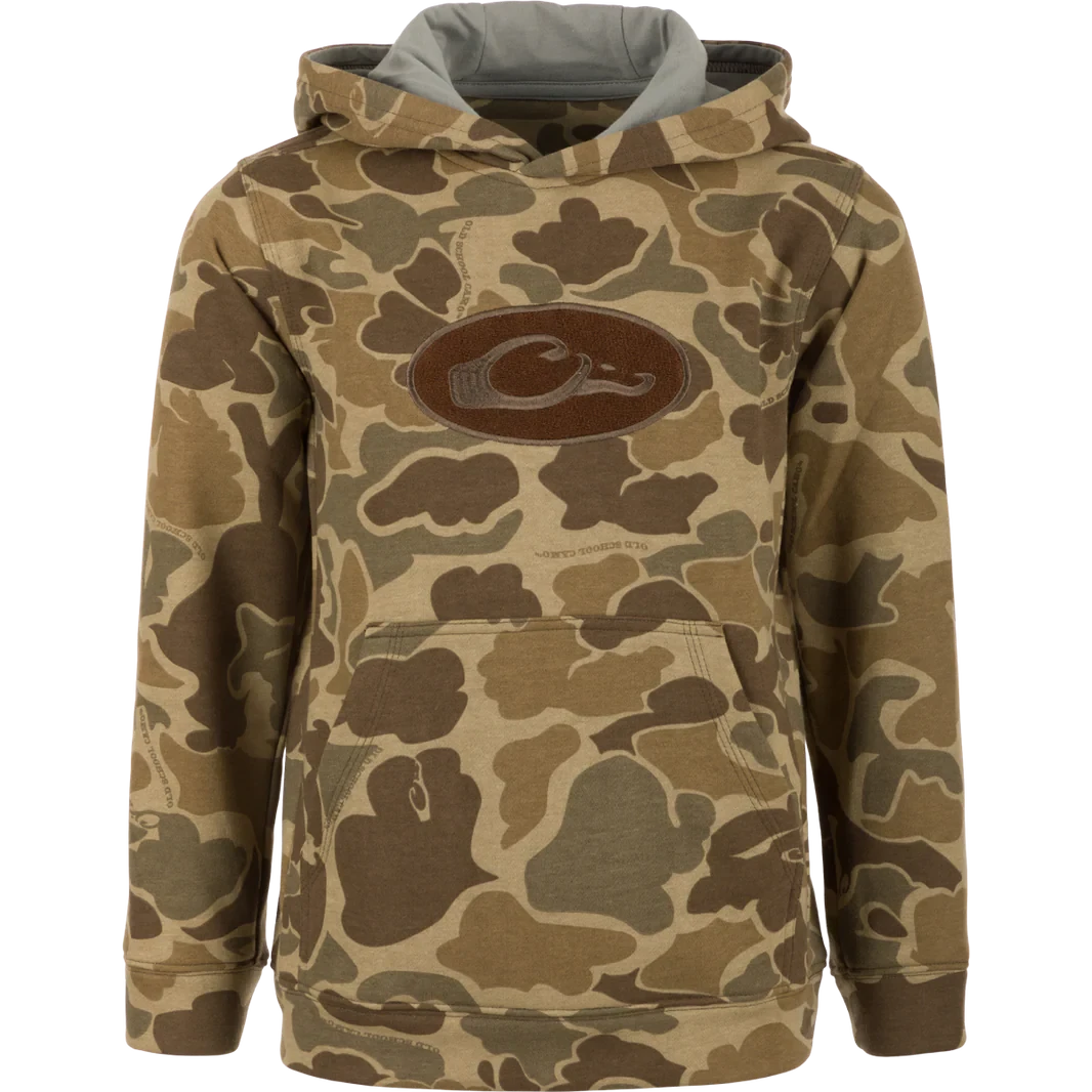 DRAKE CLOTHING CO. Boy's Outerwear Drake Youth Three End Old School Hoodie || David's Clothing
