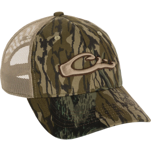 DRAKE CLOTHING CO. Men's Hats OG TREESTAND Drake 6-Panel Camo Mesh-Back Cap || David's Clothing DH3011032