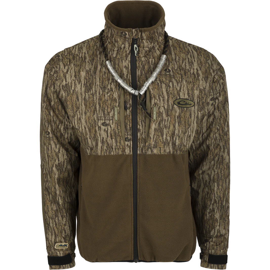 DRAKE CLOTHING CO. Men's Jackets Drake MST Guardian Eqwader Flex Fleece Full Zip Jacket || David's Clothing