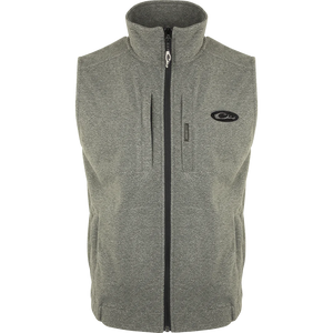 DRAKE CLOTHING CO. Men's Outerwear GRAY HEATHER / M Drake Heather Windproof Layering Vest || David's Clothing DW1605GRH