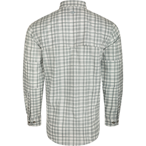 DRAKE CLOTHING CO. Men's Sport Shirt Drake Hunter Creek Window Pane Plaid Shirt L/S || David's Clothing